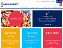 Tablet Screenshot of jackscandy.com